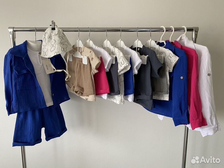 Муслиновые костюмы, одежда новая