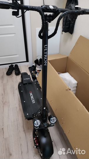 Электрический самокат ultron X3 полноприводный