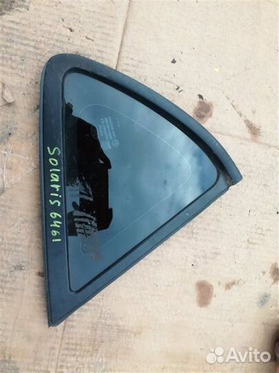 Стекло кузовное форточка заднее левое Hyundai