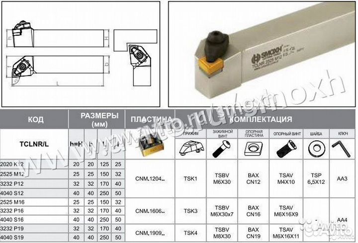 Резец проходной