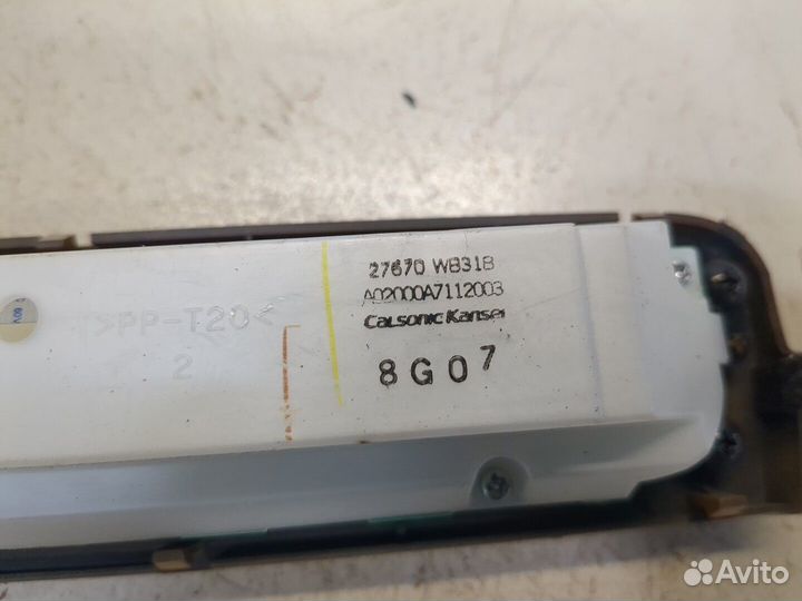 Переключатель отопителя Nissan Elgrand, 2008