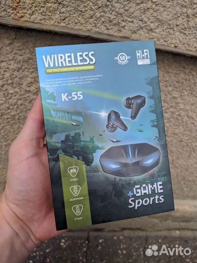 Беспроводные наушники K55