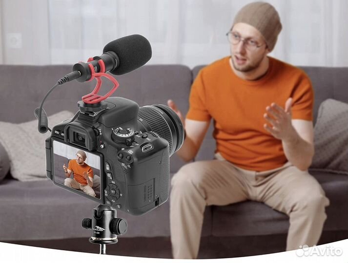 Компактный видео микрофон Comica CVM-vm10ii