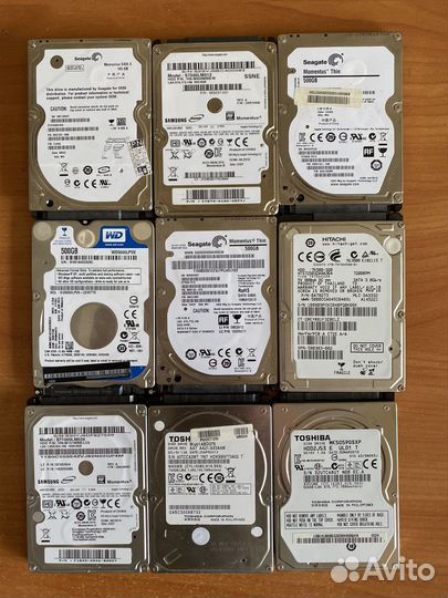 Жесткие диски для ноутбука 250gb, 320gb, 500gb