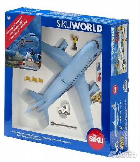 Siku 5402 Самолет пассажирский с аксессуарами