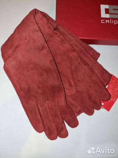 Перчатки женские замшевые