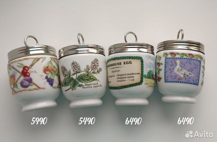 Кодлеры Royal Worcester на два яйца. Англия