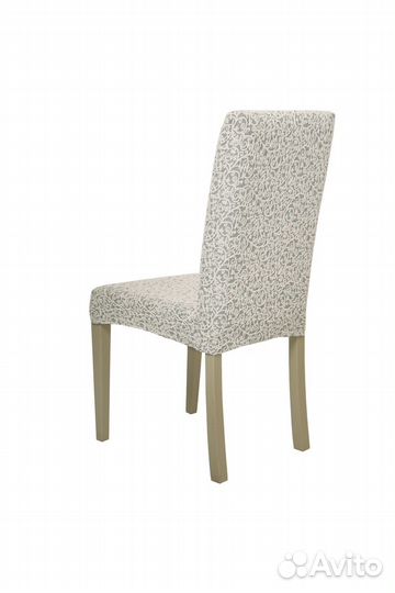 Чехлы на стулья со спинкой на кухню 4 шт, Кремовый