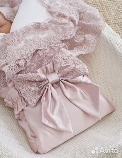 Конверт на выписку для девочки весна/осень