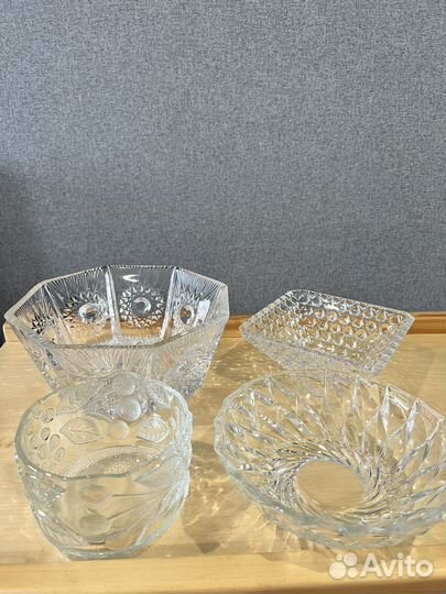 Салатник хрустальный