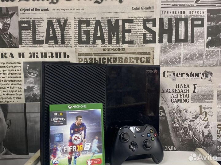 Xbox One 500gb + Fifa 16 + Гарантия