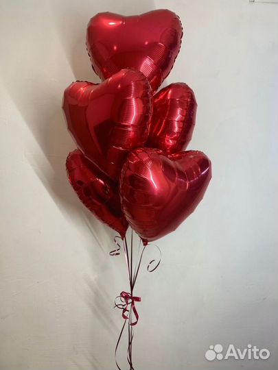 Воздушные шары с гелием, цифры