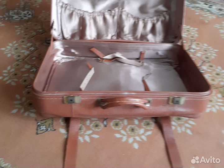Чемодан натуральная кожа СССР