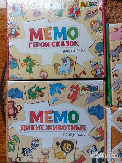 Новые игры мемо из дерева (цена за 2 штуки)