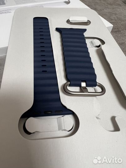 Ремешок apple watch ultra 2 ocean band blue