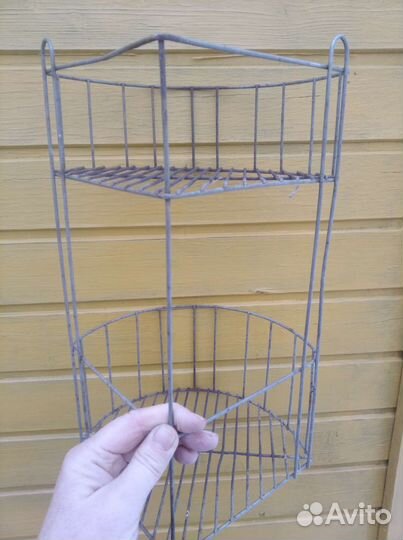 Полочка для ванной угловая