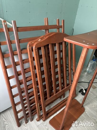 Детская кроватка с поперечным маятником