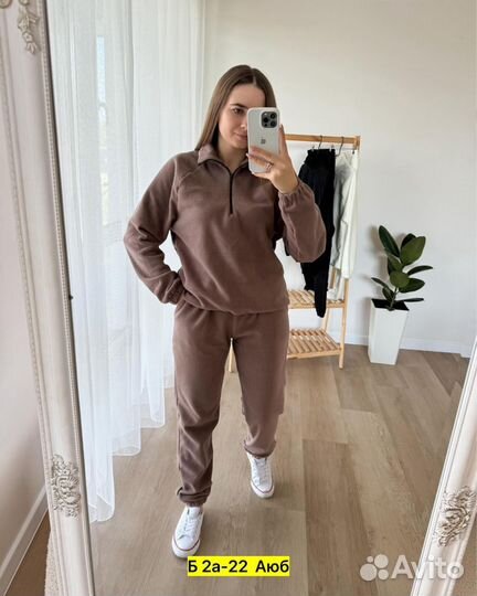 Спортивный костюм женский флисовый