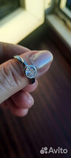 Серьги кольцо серебро 925