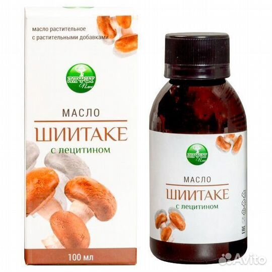 Масло шиитаке с лецитином 100 мл Алфит Плюс
