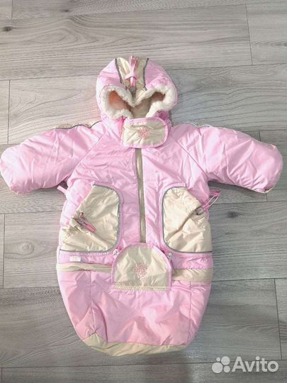 Зимний комбинезон-кокон от 0 мес. до 1,5 лет