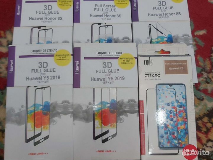 Стекло защитное для экрана huawei Y5 2019 honor8S