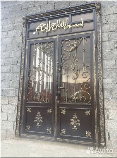 Ворота художественная ковка