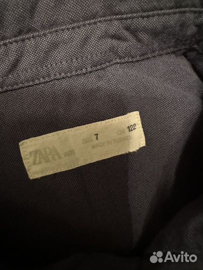 Рубашка zara для мальчика 122