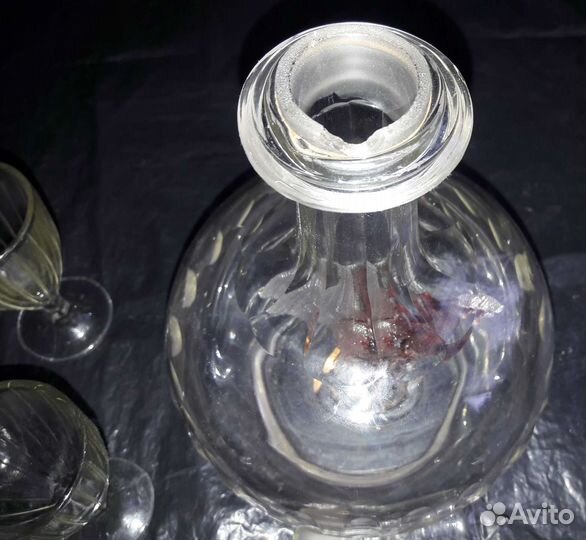 Лафитник Графин с петухом внутри СССР