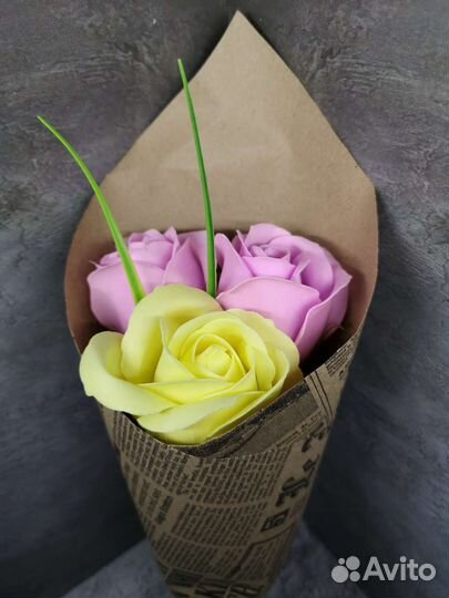 Букет из 3 роз