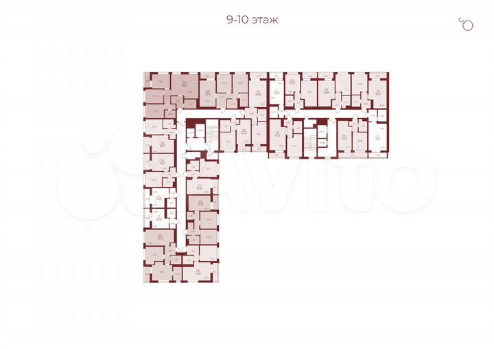 1-к. квартира, 46,7 м², 9/14 эт.