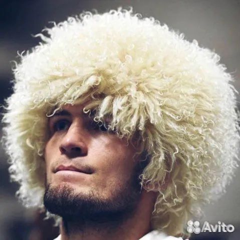 Папаха из натурального меха козы