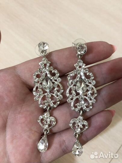 Свадебные серьги