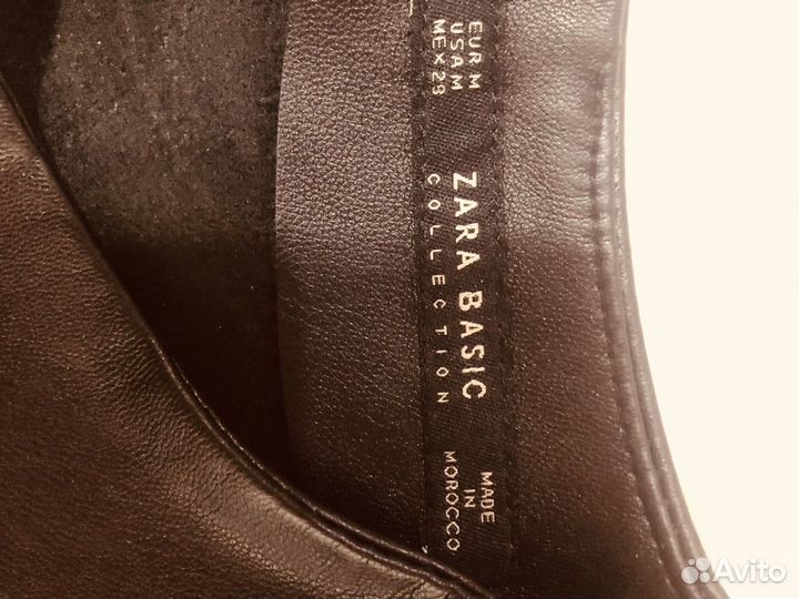 Кожаное платье