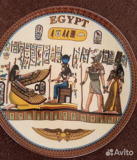 Сувенирная тарелка из Египта