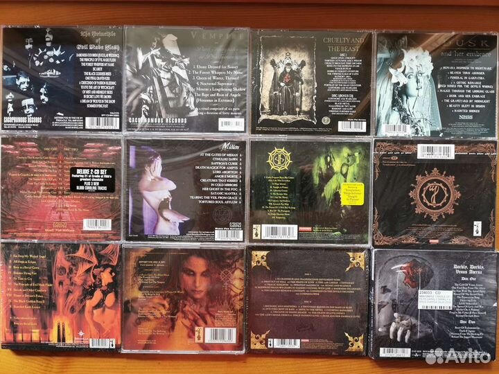 Cd диски Cradle of filth импорт