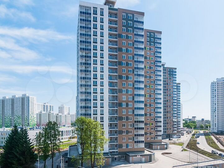 2-к. квартира, 73,8 м², 3/25 эт.