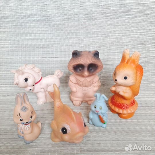 Резиновые игрушки СССР