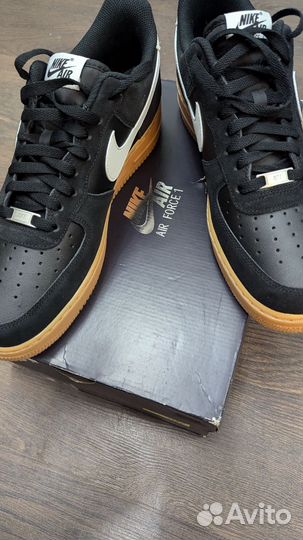 Кроссовки Nike Air Force 1 Low 'Black Suede Gum