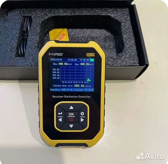 GC-01 fnirsi дозиметр, счетчик Гейгера