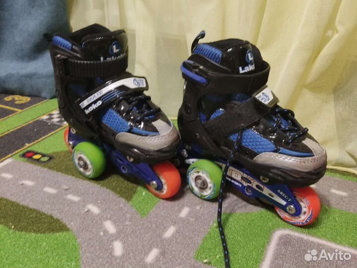 Роликовые коньки детские раздвижные 28-31