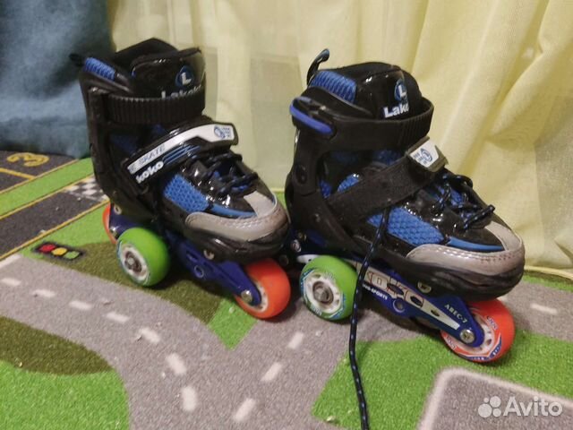 Роликовые коньки детские раздвижные 28-31