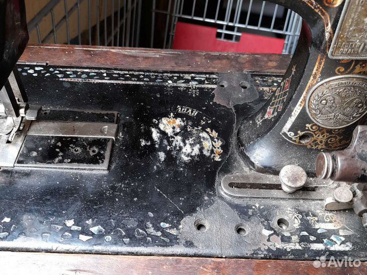 Швейная машинка naumann 1870г юбилейная