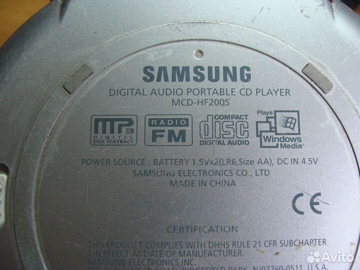 CD плеер Samsung MCD-HF200S
