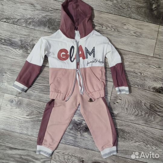 Вещи пакетом для девочки 62-86