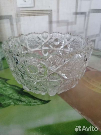 Салатник хрустальный