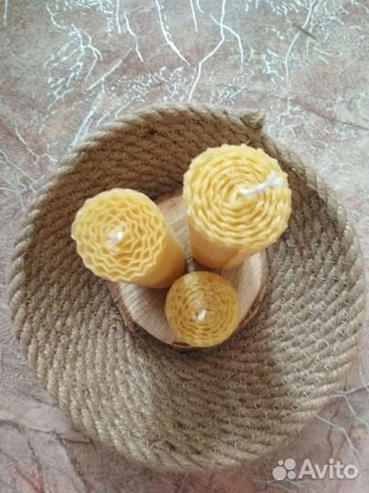 Свечи ручной работы в подарочной упаковке