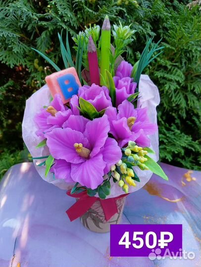 Букет из мыла к 1 сентября