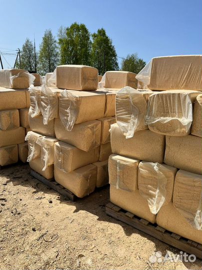Стружка древесная в брикетах