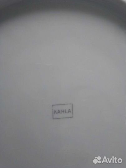 Тарелка с веткой яблони